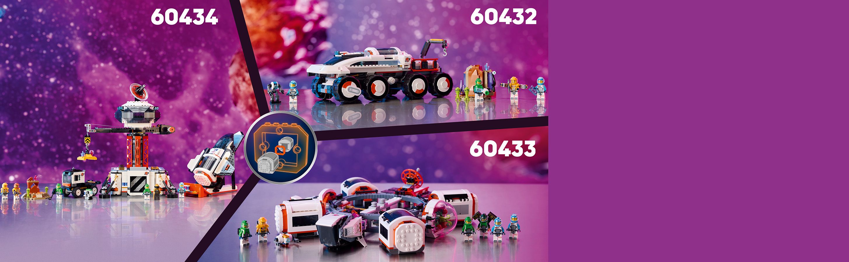 Kombinujte s&nbsp;inými vesmírnymi stavebnicami LEGO®